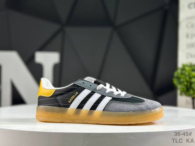 Authentic Adidas Originals Gazelle Indoor Sneakers with Half Sizes (Trefoil Logo