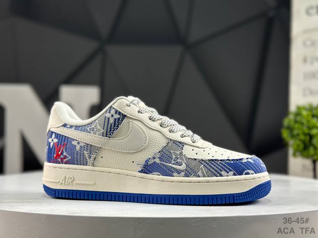 Nike Air Force 1 Low'07 Low-top Casual Sneakers, custom leather, original last a