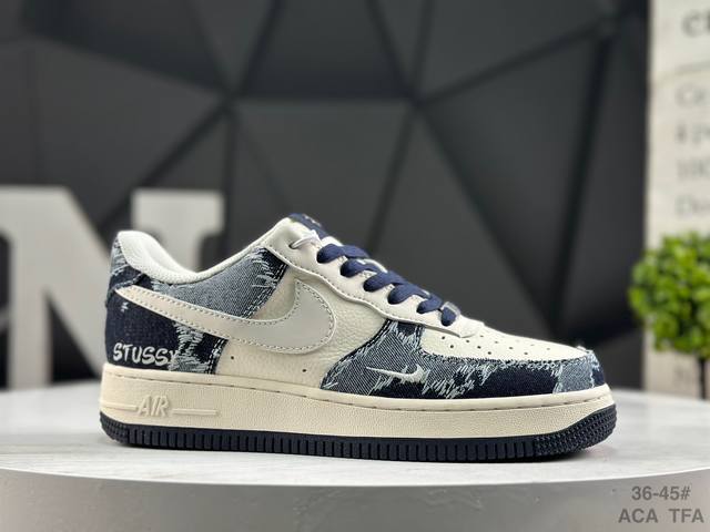 Nike Air Force 1 Low'07 Low-top Casual Sneakers, custom leather, original last a
