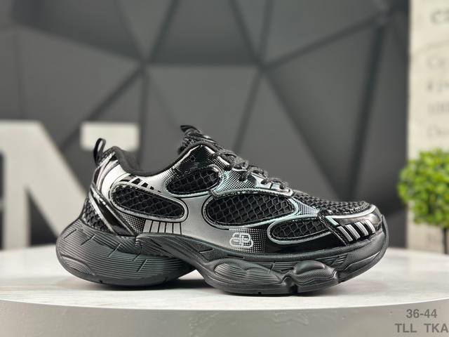 25Ss Balenciaga Sneaker Rose Pink Black Sports Casual Shoes Series Dad Shoes Tre