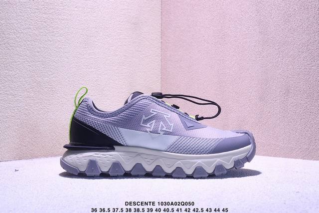 Company Grade Descente Edge Court Retro Lightweight Durable Low-Top Casual Shoes