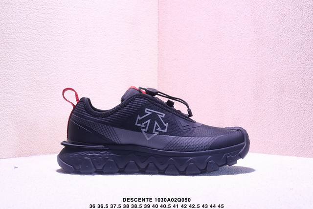 Company Grade Descente Edge Court Retro Lightweight Durable Low-Top Casual Shoes