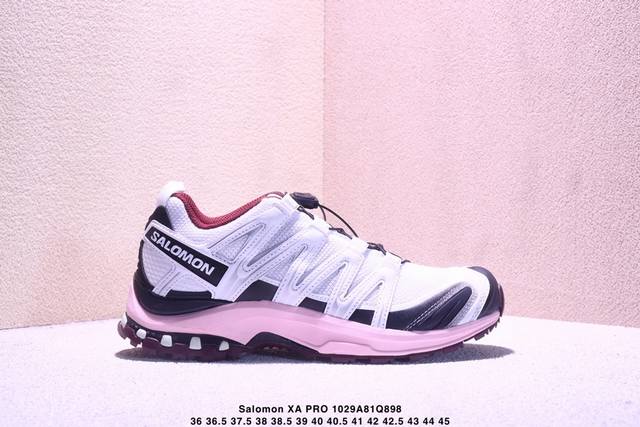 Authentic Salomon Xa Pro 3D Outdoor Trail Running Shoes. The upper features Sens