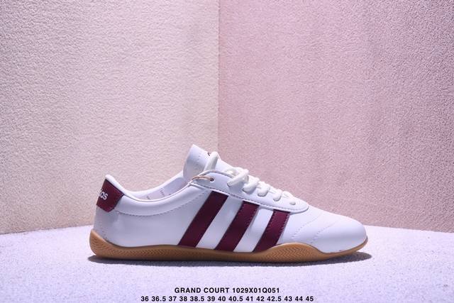 Adidas Grand Court Comfortable, Versatile, Stylish, and Simple Low-Top Tennis Sh