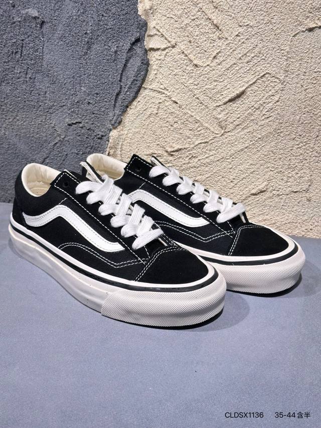 New Arrival Real Shots Vans Old Skool Classic Black Low-Top Casual Sneakers Clds