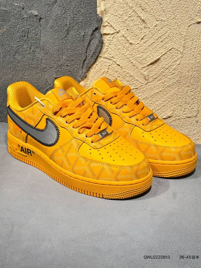 New Arrival Real Shots Nike Air Force 7 Low Blue-Yellow Gradient Air Force 1 Low