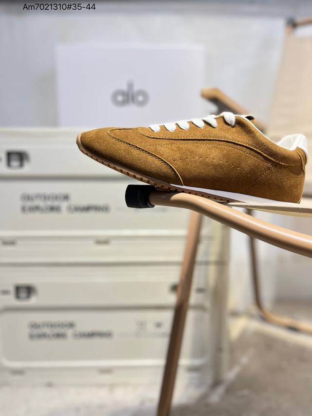 Lo Yogaalosunset New Sneakers, Suede Low-Top Thin-Soled Casual Shoes, Minimalist