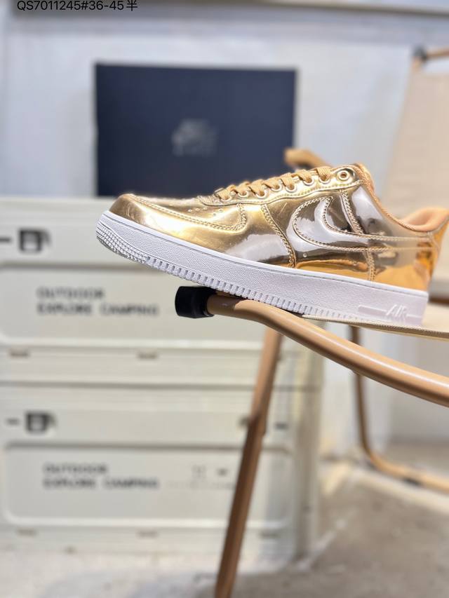 Nk Air Force 1 '07 Low Casual Sneakers #Custom Leather, Original Last and Cardbo