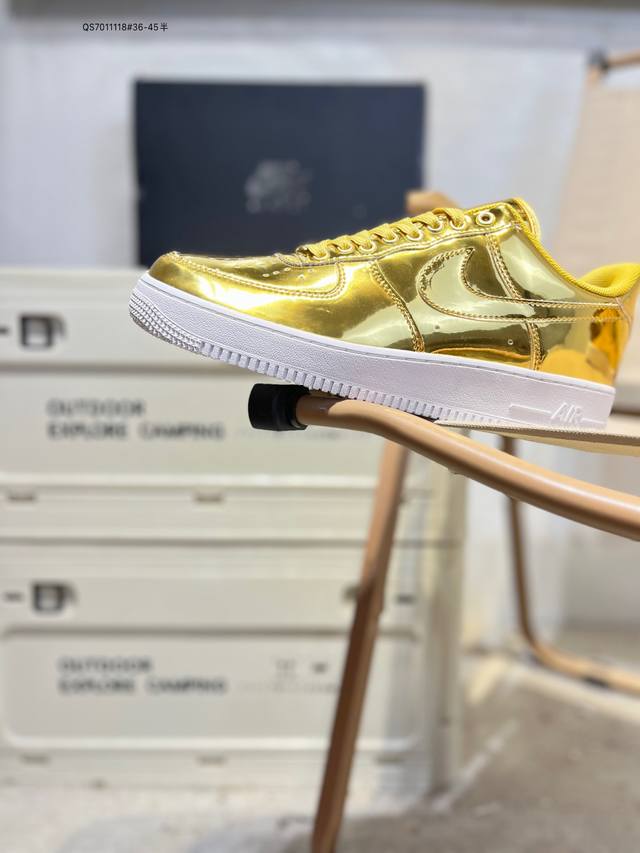 Nike Air Force 1 '07, a versatile casual athletic shoe. Soft, responsive cushion