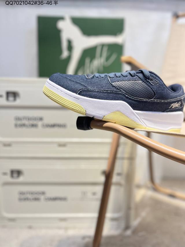 Air Jordan Flight Court Jordan Low-Top Retro Basketball Shoes Simple design with