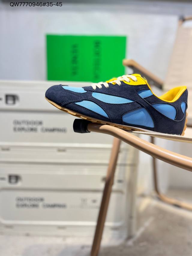 Italian luxury brand - Bottega Veneta - Orbit Flash Low Sneakers, Track Nylon Se