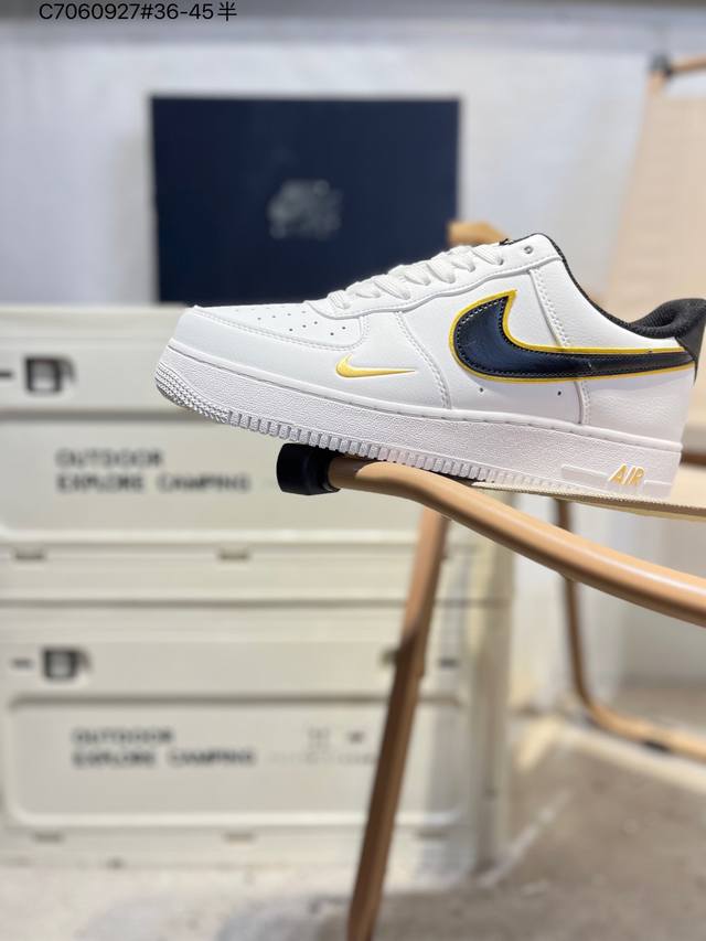 Nike Air Force 1 '07, a versatile casual athletic shoe. Soft, responsive cushion