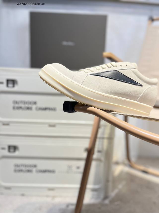 Rick Owens Retro Versatile Fashionable Comfortable Breathable Durable Casual Sho