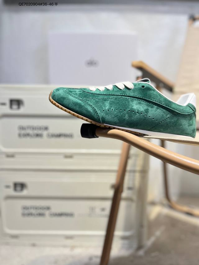 Lo Yogaalosunset New Sneakers, Suede Low-Top Thin-Soled Casual Shoes, Minimalist