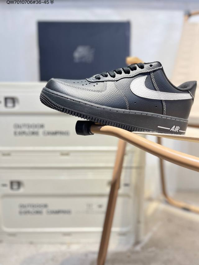 Nk Air Force 7 Low Casual Sneakers #Custom Leather, Original Last and Cardboard,