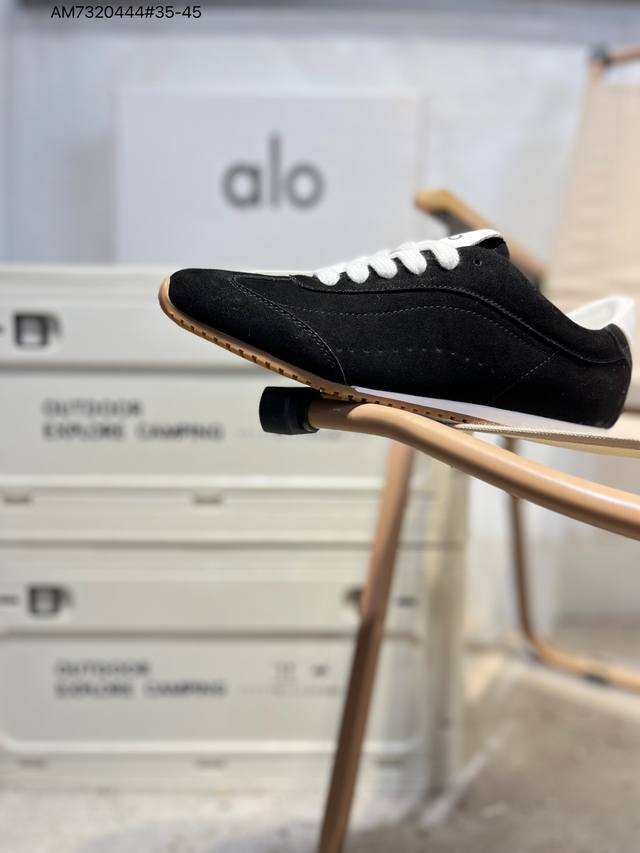 Lo Yogaalosunset New Sneakers, Suede Low-Top Thin-Soled Casual Shoes, Minimalist