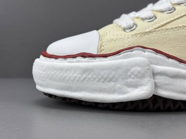 Mihara Kangyu Peterson Og Cotton Casual Sneakers, Unisex, Beige Ddd