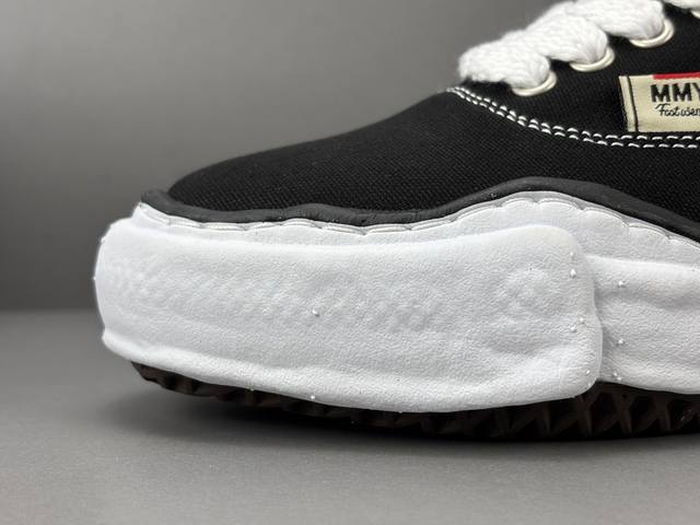 Mihara Kangyu Baker Og Low-top Sol-glued Sneakers Fashion Sneakers Unisex Black