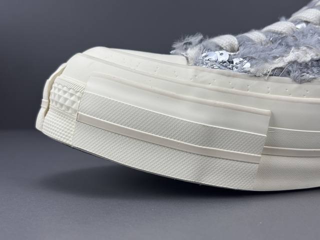 Vanness Wu Series Xvessel Plush Glitter Non-slip Wear-resistant Low-top Canvas S