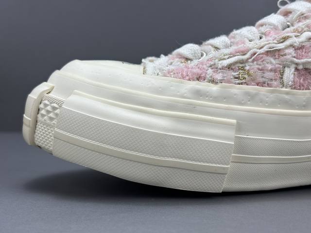 Vanness Wu Series Xvessel Tweed Non-slip Wear-resistant Low-top Canvas Shoes, Wh