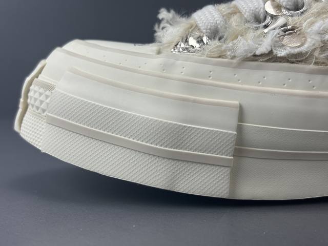 Vanness Wu Series Xvessel Original 1:1 Replica Long-Haired Glitter Low-Top Canva