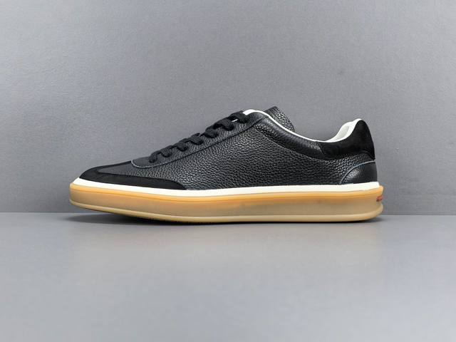 Channel Advantage! Export Version Loro Piana Tennis Walk Suede Round Toe Lace-up