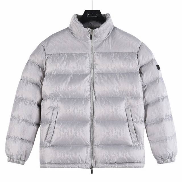 Channel Advantage! Authentic Dior Classic Monogram Down Jacket (Grey) - Availabl