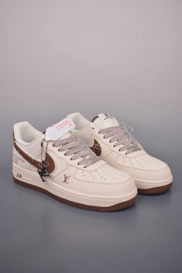 Nike Air Force 1 Low Lv Collaboration. Made with original last and cardboard, th