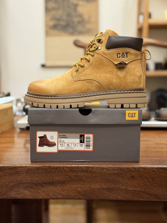 New Arrival# Cat, the classic and versatile outdoor casual yellow boot series, m