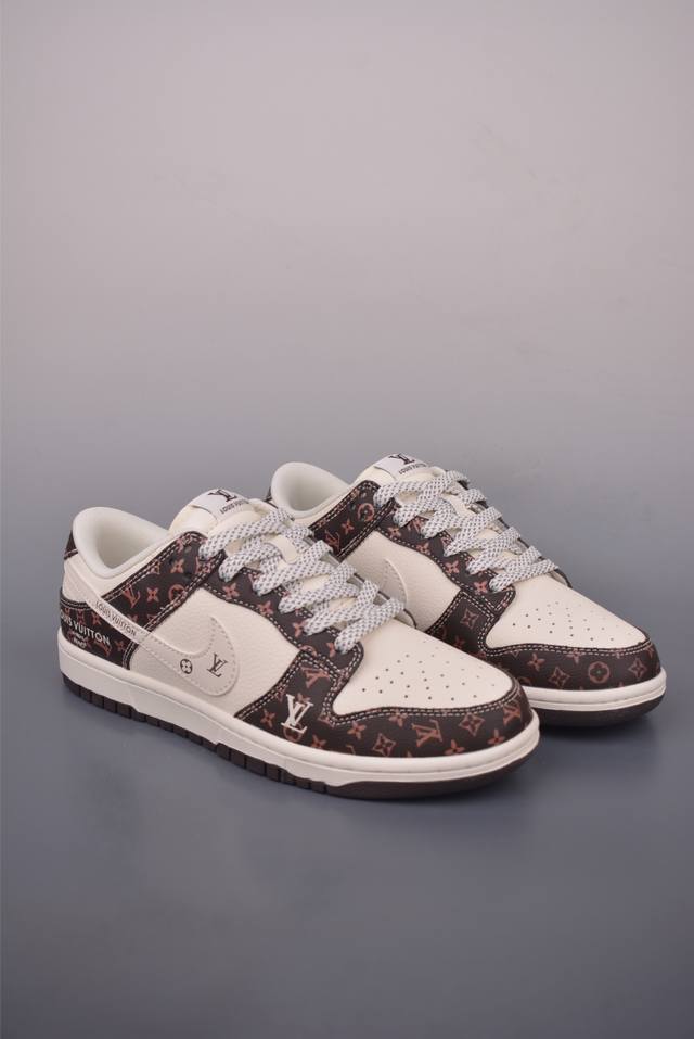 Nike SB Dunk Low LV Collaboration - Highly Recommended by Top-Tier Factory. Made