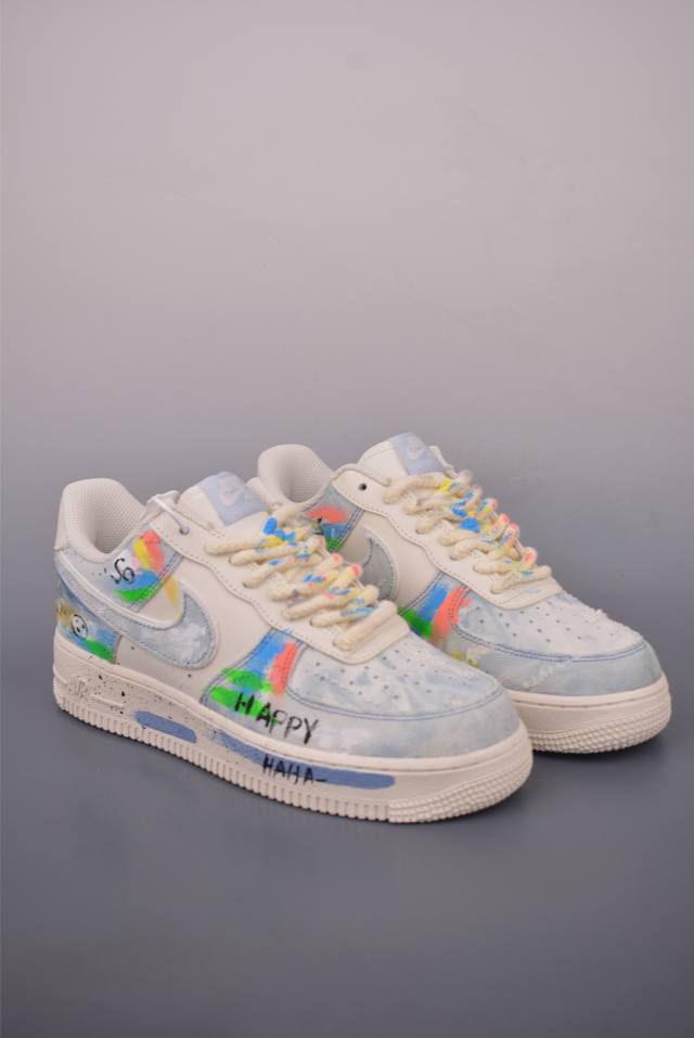 Nike Air Force 1 Low "Dreamy Denim" (Ddd) - Authentic Air Force fit, made with o