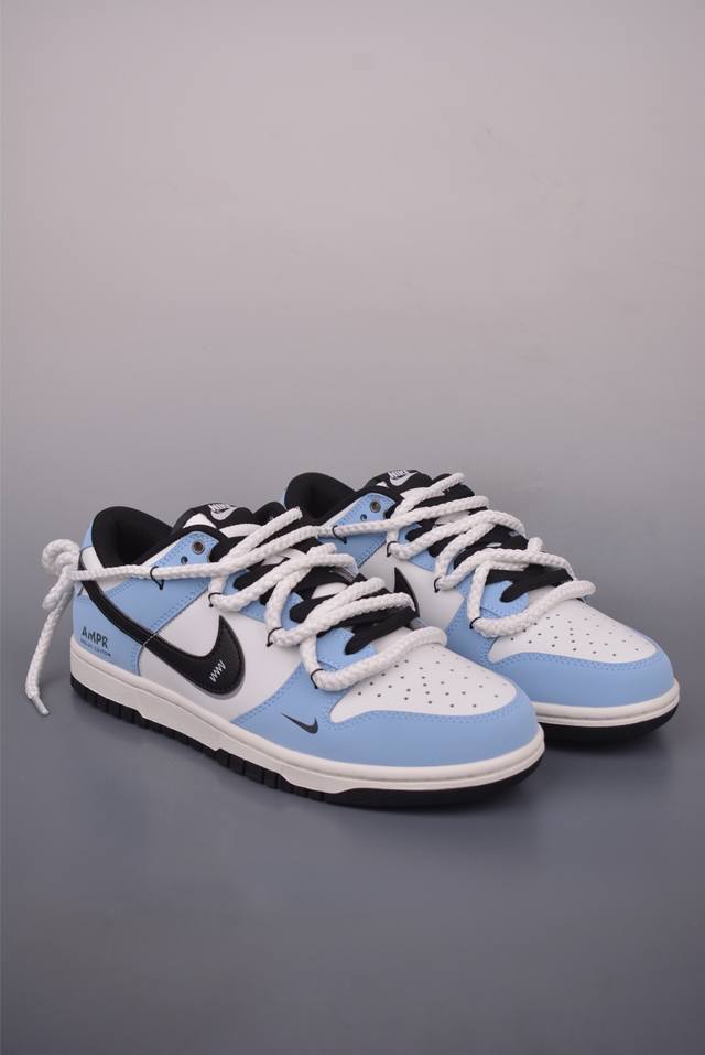 Nike SB Dunk Low Deconstructed White, Blue, and Black. Highly recommended from a