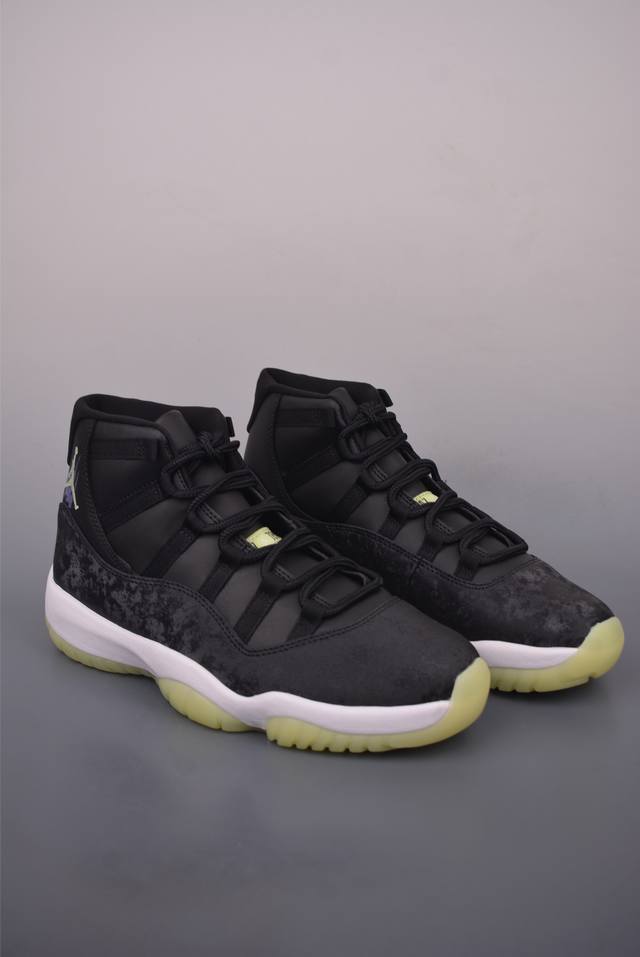 Air Jordan 11 Retro Pure Original Version AJ11 High-Top Retro Glow-in-the-Dark C
