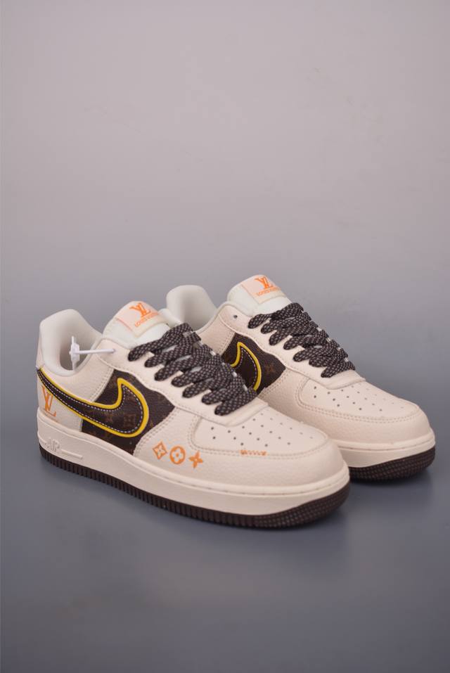 Nike Air Force 1 Low Lv Collaboration. Made with original last and cardboard, th