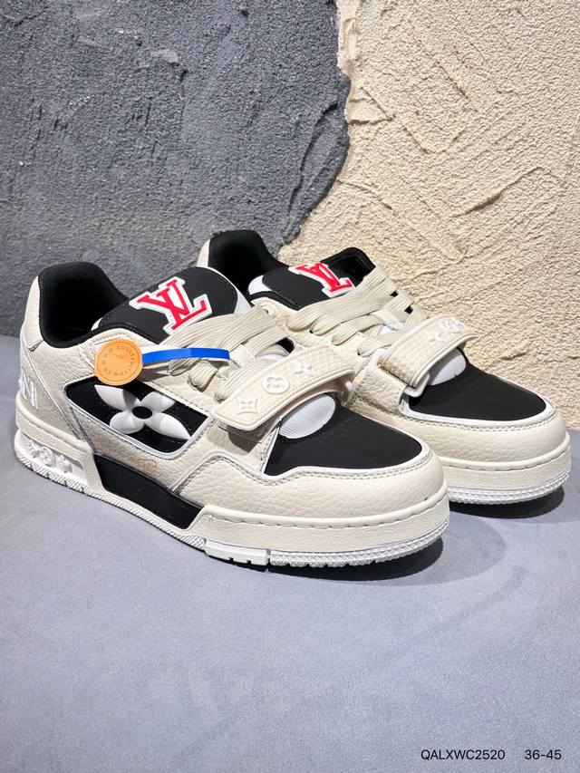 New Arrival Real Shots Brand New Louis Vuitton Trainer Sneaker Low Casual Sports