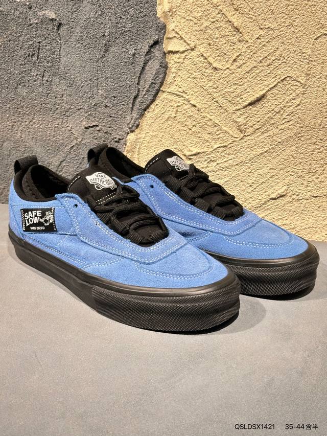 New Arrival Real Shots Vans Safe Skool Classic Black Low-Top Casual Sneakers Qsl