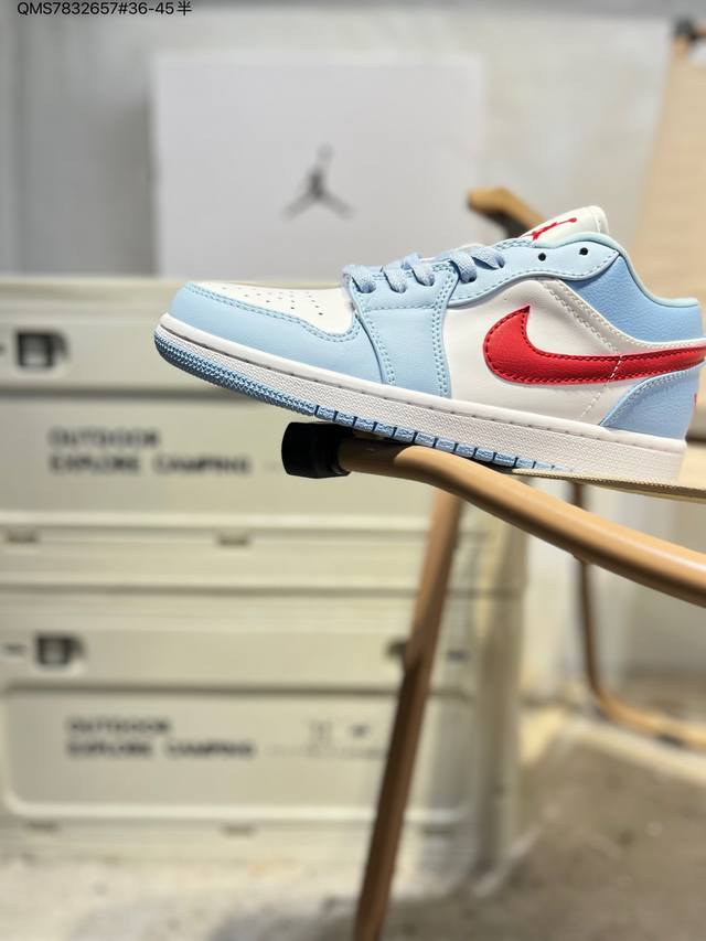 Jordan Air Jordan 1 Low AJ1 basketball shoes official synchronized colorway Dc07