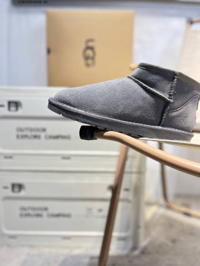 Ugg Snow Boots Waterproof Suede Leather Upper Ugg W Neuel Series Autumn/Winter N