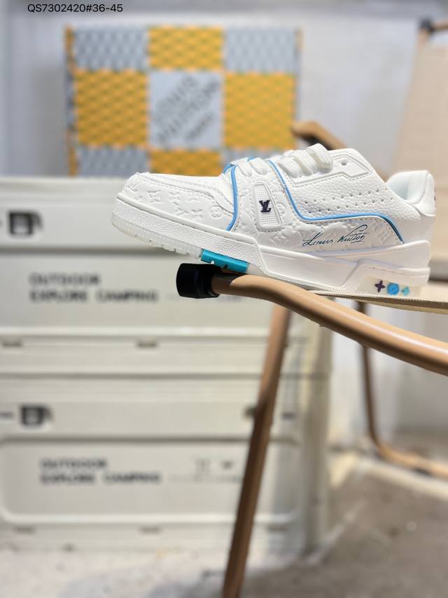 Louis Vuitton Lv sneakers New Lv Trainer latest colorway sneakers L brand basket