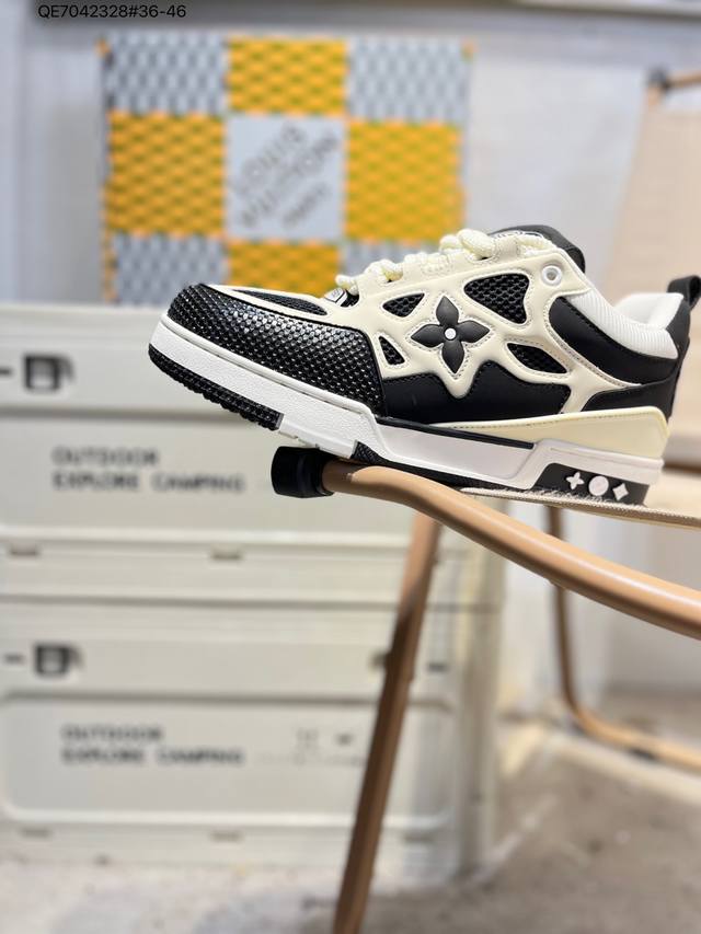 Louis Vuitton Lv sneakers New Lv Trainer latest colorway sneakers Lv brand baske