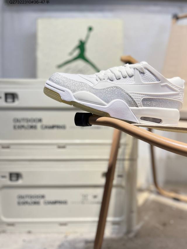 Air Jordan 4 RM "Black Sail" Remastered Black and White AJ4. This Air Jordan 4 r