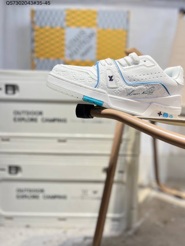 Louis Vuitton Lv sneakers New Lv Trainer latest colorway sneakers L brand basket