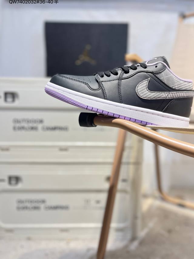 Factory Grade Top Layer Leather Jordan Air Jordan 1 Low AJ1 Basketball Shoes Off