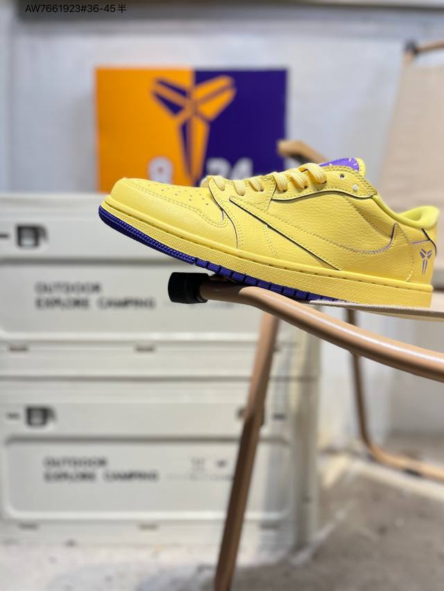 Factory Grade Top Grain Leather Kobe X Jordan Air Jordan 1 Low AJ1 Low-Top Baske