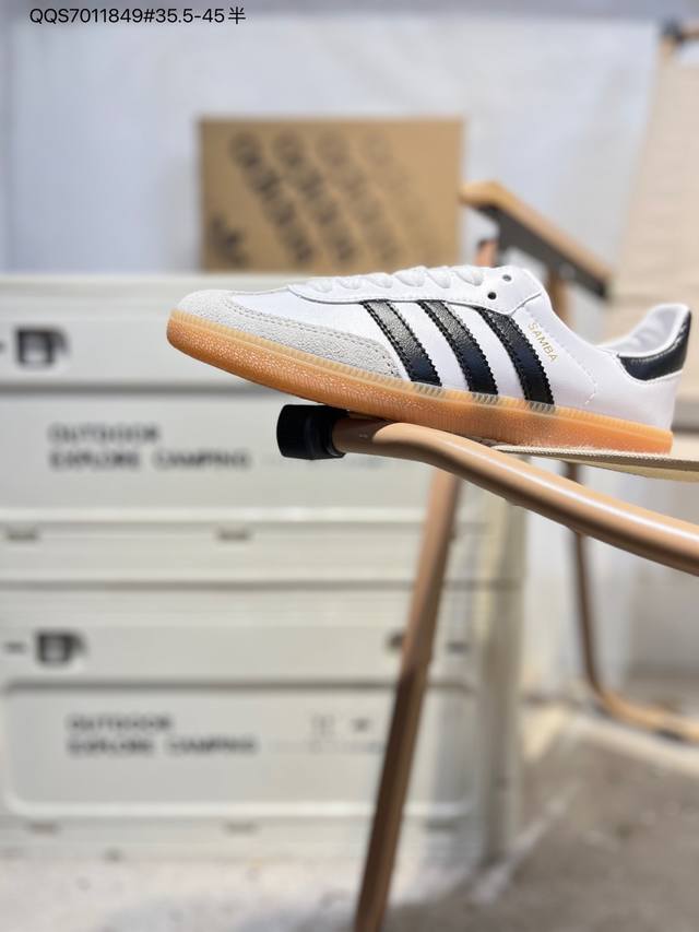 Adidas Originals Samba Vegan Og"Spd" Samba Dance Series Gentleman's Training Foo