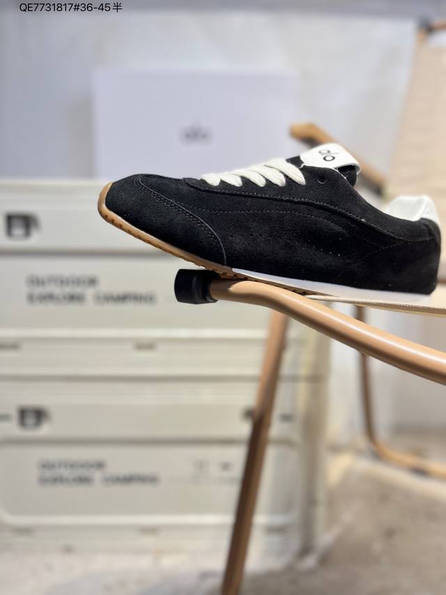 Lo Yogaalosunset New Sneakers, Suede Low-Top Thin-Soled Casual Shoes, Minimalist