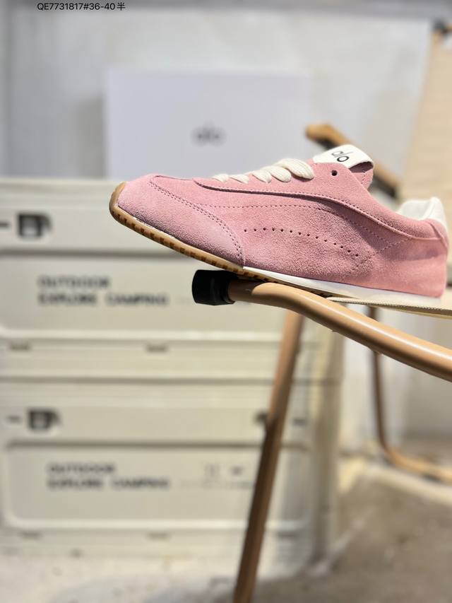 Lo Yogaalosunset New Sneakers, Suede Low-Top Thin-Soled Casual Shoes, Minimalist