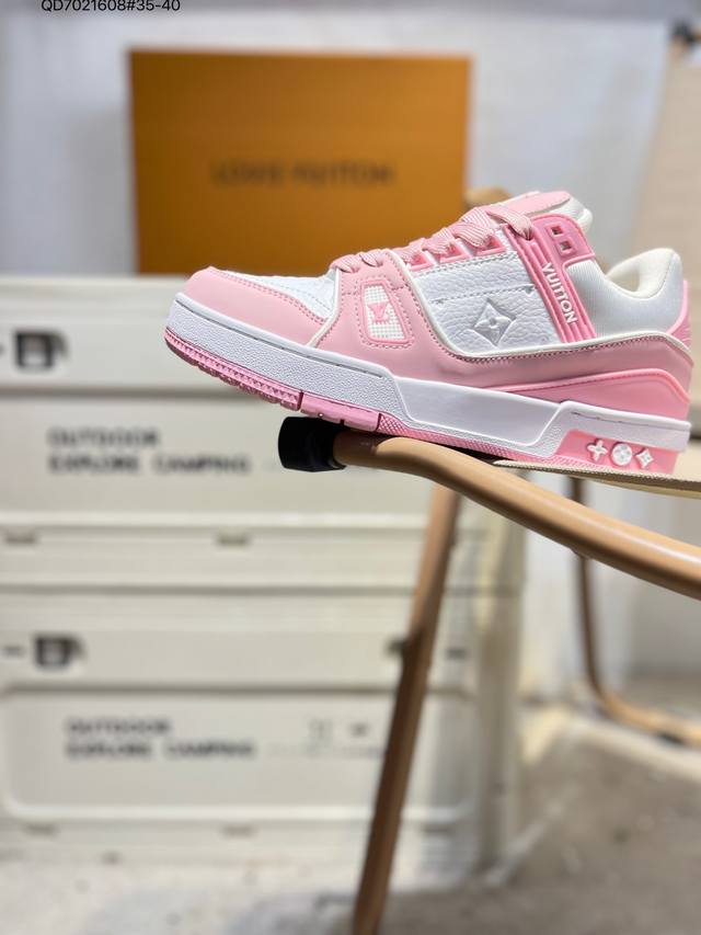 Louis Vuitton Lv sneakers New Lv Trainer latest colorway sneakers L brand basket