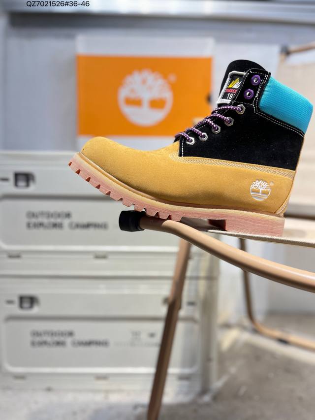 Timberland Outdoor High-Top Casual Yellow Boots Series Winter Warm Outdoor Speci