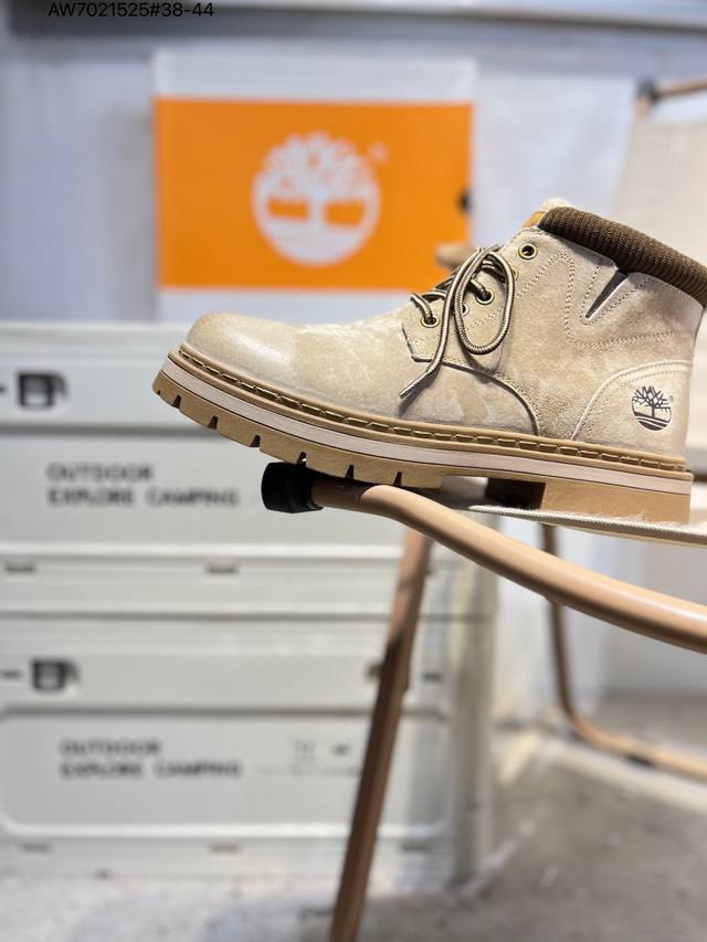 Timberland Outdoor High-Top Casual Yellow Boots Series Winter Warm Outdoor Speci